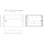 Porte de rechange pour coffret Argenta 400x600mm IDE