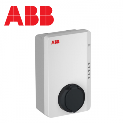 Borne de recharge véhicule électrique IRVE monophasée (7kW) ou triphasée (22 kW) - Terra AC Wallbox RFID ABB