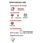 Borne de recharge véhicule électrique IRVE monophasée (7kW) ou triphasée (22 kW) - Terra AC Wallbox RFID ABB