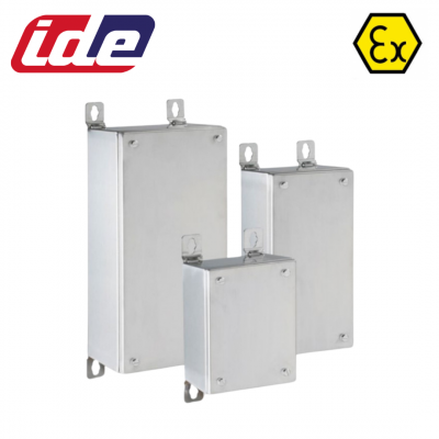 Boîtier TECNO ATEX inox AISI 304L sans plaque de montage IDE