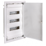 Coffret de distribution GOLD MÉTAL IP40 3x14 modules encastrable avec barres de neutre et terre à vis IDE