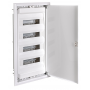 Coffret de distribution GOLD MÉTAL IP40 4x14 modules encastrable avec barres de neutre et terre à vis IDE