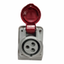 Socle de prise femelle 2P+T 32A étanche IP44 IDE