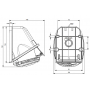 Socle de prise femelle 2P+T 32A étanche IP44 IDE