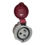 Prise femelle 2P+T 32A étanche IP44 IDE