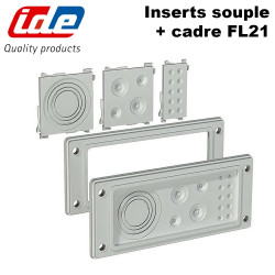 Passe Câble modulaire et cadre FL21 - coffret Argenta IDE Passe Câble modulaire et cadre FL21 - coffret Argenta IDE