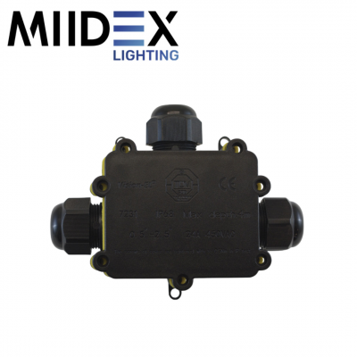 Boîte de dérivation étanche 3 entrées IP68 MIIDEX LIGHTING