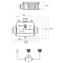 Boîte de dérivation étanche 3 entrées IP68 MIIDEX LIGHTING