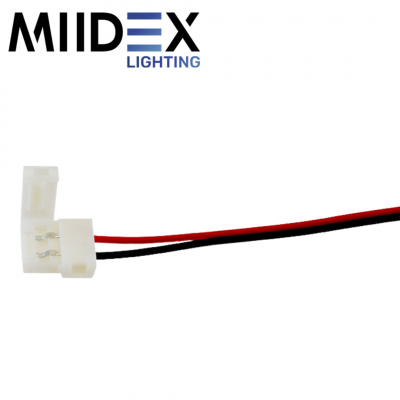 Câble connecteur pour bandeaux LED 8mm monochrome IP20 MIIDEX LIGHTING