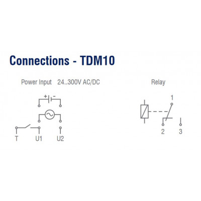 Relais temporisé multifonction 24V 230V AC/DC - 10 fonctions IMO
