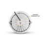 Downlight LED fixe rond blanc 25-30W Ø195mm MIIDEX LIGHTING