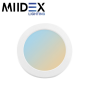 Downlight LED fixe rond blanc 12W Ø165mm - réglable CCT - diamètre de perçage ajustable MIIDEX LIGHTING