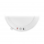 Downlight LED fixe rond blanc 18W Ø230mm - CCT - diamètre de perçage ajustable - détecteur IR MIIDEX LIGHTING