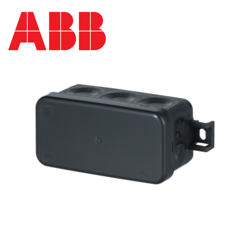 Boîte compacte de dérivation noire étanche IP65 AP45M ABB — free download