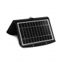 Applique murale LED solaire noire 8W avec détecteur IR - 4000K IP65 MIIDEX LIGHTING