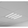 Dalle LED CEE 595x595 30W 4000K dimmable via protocole DALI / PUSH MIIDEX LIGHTING
