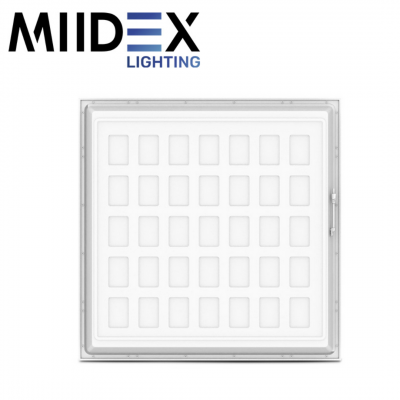 Dalle LED 595x595mm 25W 3500lm 4000K dimmable via protocole DALI2 / PUSH MIIDEX LIGHTING