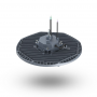 Gamelle LED industrielle 200W 40000lm 4000K étanche IP65 dimmable MIIDEX LIGHTING