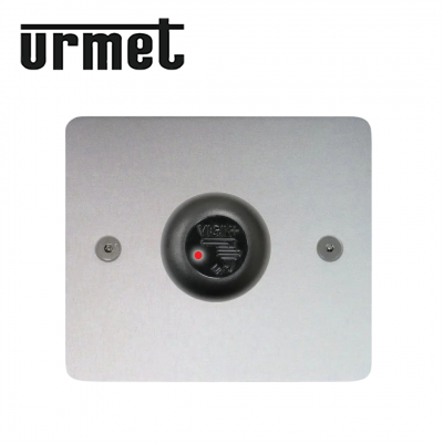 Boîtier d'encastrement percé en aluminium pour tête Vigik+ 110x130mm URMET