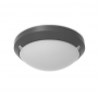 Hublot LED gris anthracite avec détecteur RF 15W CCT 3000/4000/6000K étanche IP65 MIIDEX LIGHTING