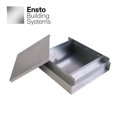 Réservation béton pour boîte de sol M12C avec couvercle de coulage ENSTO