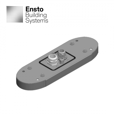 Accessoire de montage au sol pour station de chargement EVF100/200 ENSTO