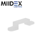 Cavalier silicone 10 mm pour bandeaux LED MIIDEX LIGHTING