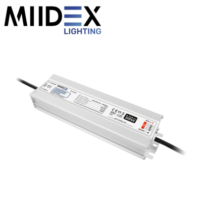 Bloc d’alimentation étanche IP67 pour LED 200W 24V DC MIIDEX LIGHTING