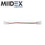 Câble connecteur double rapide pour bandeaux LED 8mm monochrome IP67 MIIDEX LIGHTING