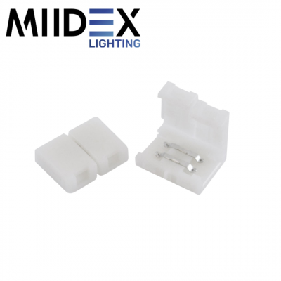 Connecteur droit de jonction pour bandeaux LED 10mm monochrome IP20 MIIDEX LIGHTING