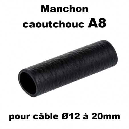 Manchon caoutchouc A8 pour câble de 12 à 20mm Hilpress