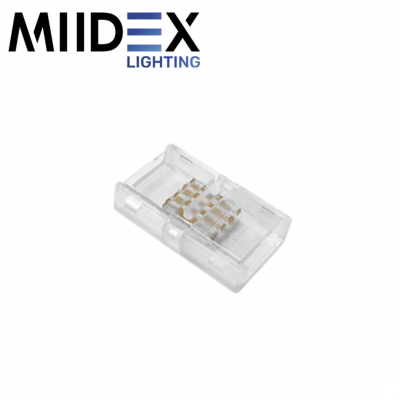 Connecteur droit de jonction pour bandeaux LED 12mm RGB IP67 MIIDEX LIGHTING