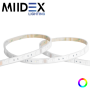 Ruban LED RGB + blanc 5 mètres 60LED 9W 24V IP67 MIIDEX LIGHTING