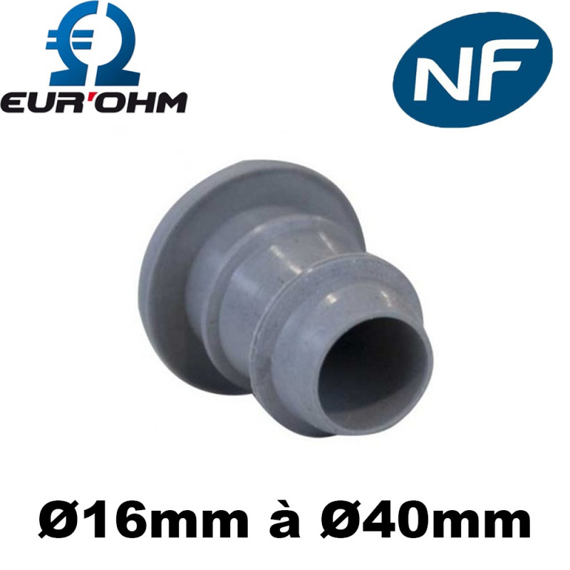 Embout de gaine ICTA Ø16mm à 40mm Eur'Ohm Embout de gaine ICTA Ø16mm à 40mm Eur'Ohm