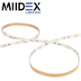 Ruban LED blanc 5 mètres 120LED 10W 3000K 24V IRC80 IP20 MIIDEX LIGHTING