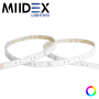 Ruban LED RGB + blanc 4000K 5 mètres 60LED 10W 24V IP67 MIIDEX LIGHTING