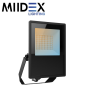 Projecteur LED LUMOS LITE extérieur noir 50W CCT étanche IP65 MIIDEX LIGHTING