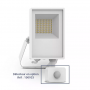 Projecteur LED LUMOS LITE extérieur blanc 30W CCT étanche IP65 MIIDEX LIGHTING
