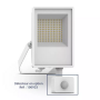 Projecteur LED LUMOS LITE extérieur blanc 50W CCT étanche IP65 MIIDEX LIGHTING