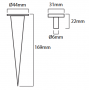 Piquet de fixation pour projecteur LED - sachet de 10 MIIDEX LIGHTING
