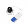 Spot LED ÉCLAT II rond fixe CCT 8W étanche IP65 MIIDEX LIGHTING