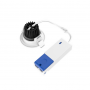 Spot LED ÉCLAT II rond inclinable CCT 8W étanche IP65 MIIDEX LIGHTING