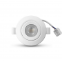 Pack de 3 spot LED CARAT II orientable dimmable 5W 3000K étanche IP20 MIIDEX LIGHTING