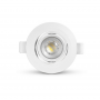 Spot LED CARAT II orientable et inclinable - CCT 7W étanche IP20 MIIDEX LIGHTING