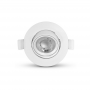 Spot LED CARAT II orientable et inclinable - CCT 7W étanche IP20 MIIDEX LIGHTING
