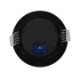 Spot LED CARAT noir orientable 5W 4000K étanche IP20 MIIDEX LIGHTING
