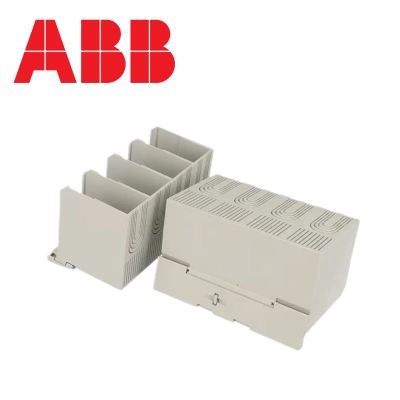 Jeu de 2 cache-bornes de protection longue pour disjoncteur tétrapolaire FD ABB