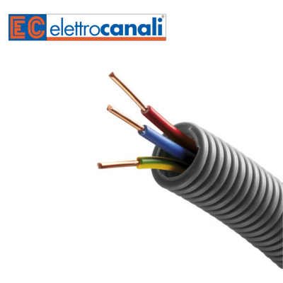 Gaine ICTA préfilée ⌀20mm 3G1,5m² / 3G2,5m² / 5G1,5mm² ELETTROCANALI
