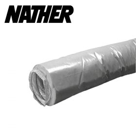 Gaine souple en PVC isolée 25mm Ø80mm rouleau de 10 mètres NATHER