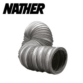 Gaine souple en PVC Ø80mm rouleau de 20 mètres NATHER